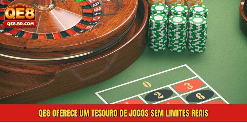 QE8 oferece um tesouro de jogos sem limites reais